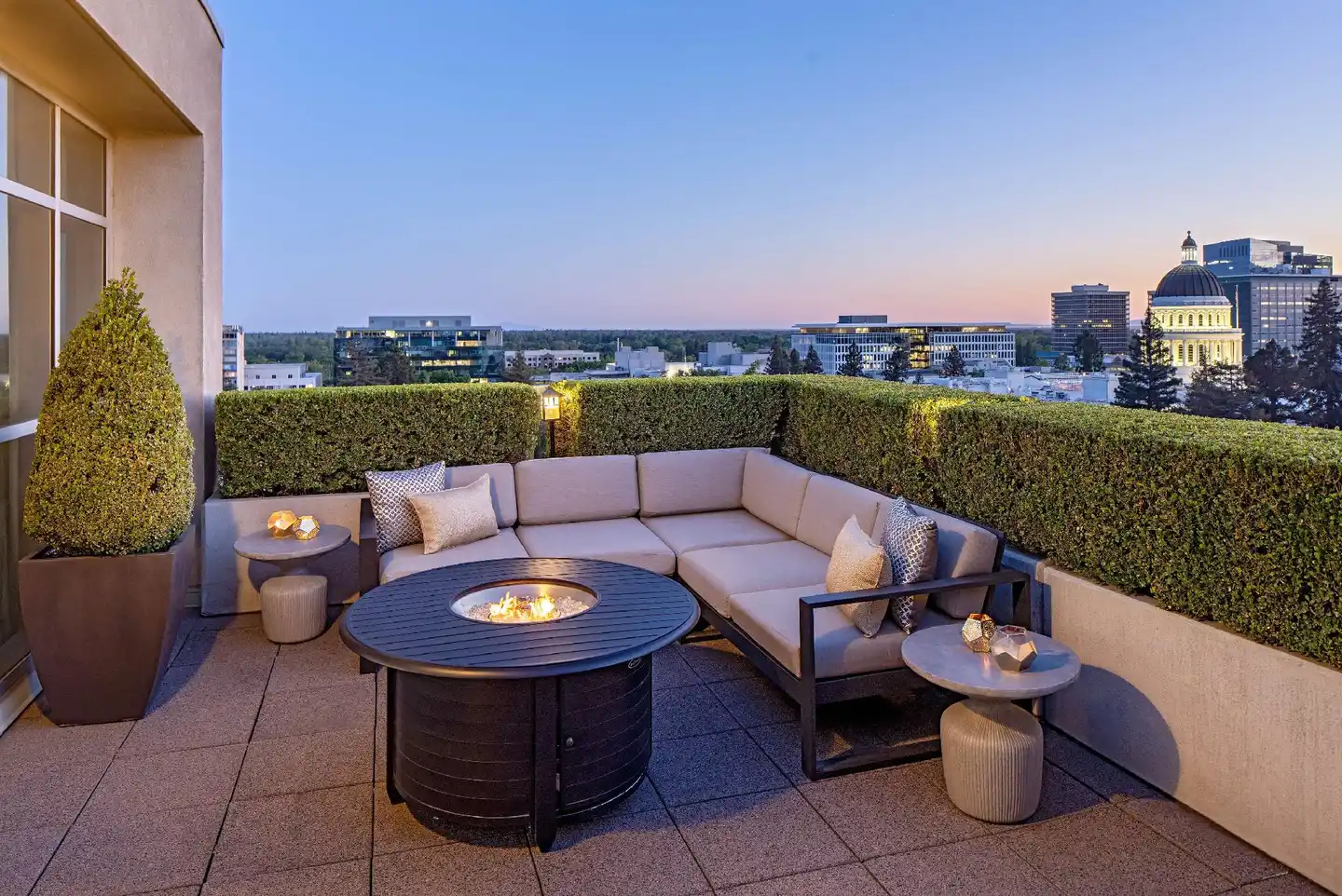 Hyatt Regency Sacramento Terrasse