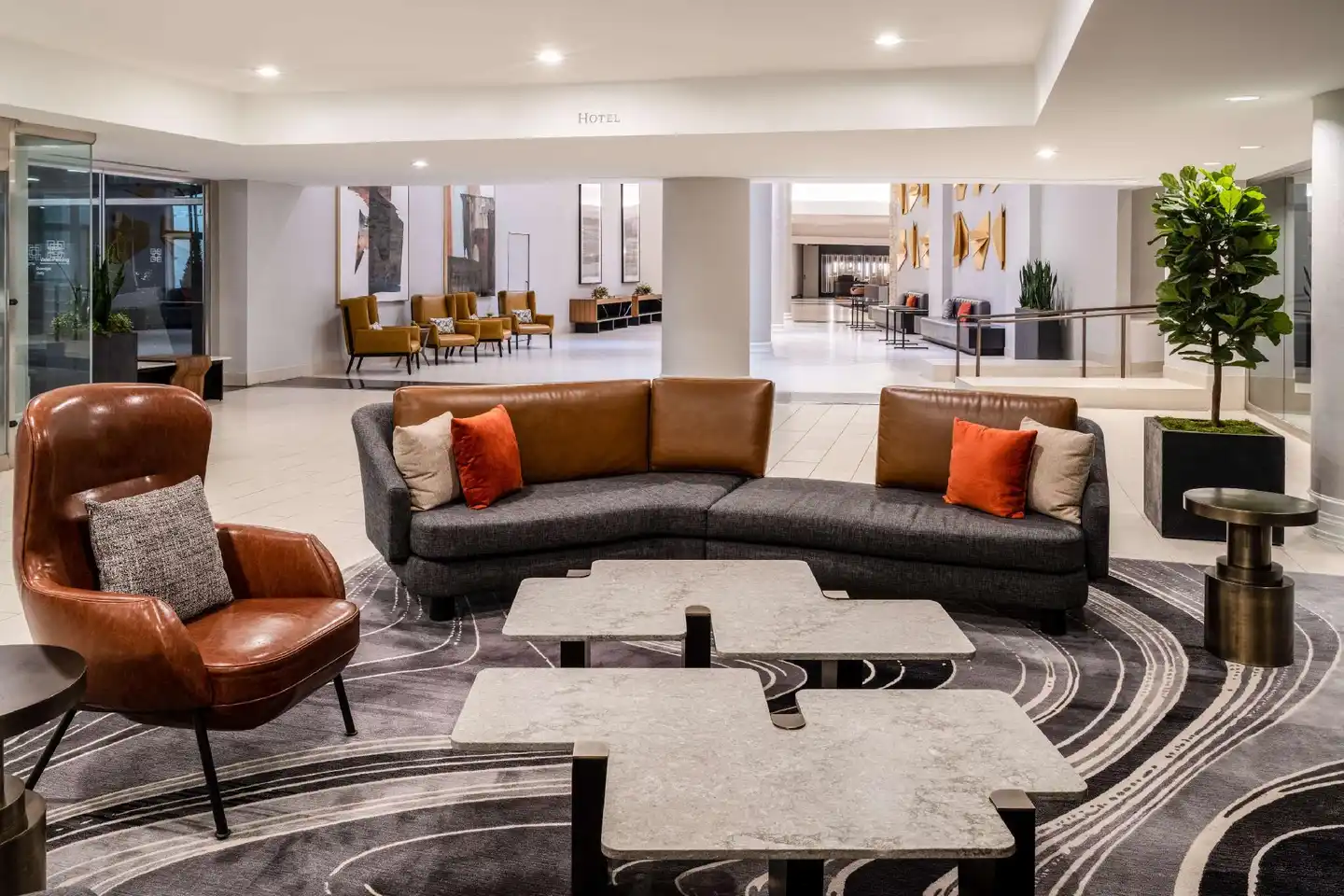 Hilton Dallas Lincoln Centre Lobby