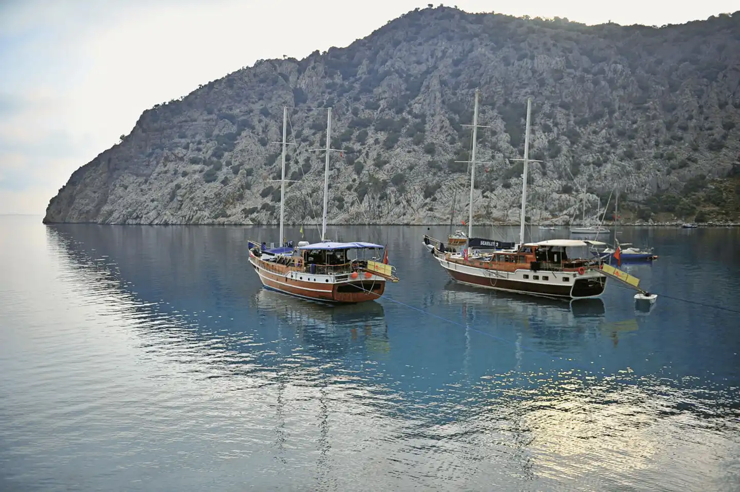 Blaue Reise Türkische Riviera Landschaft