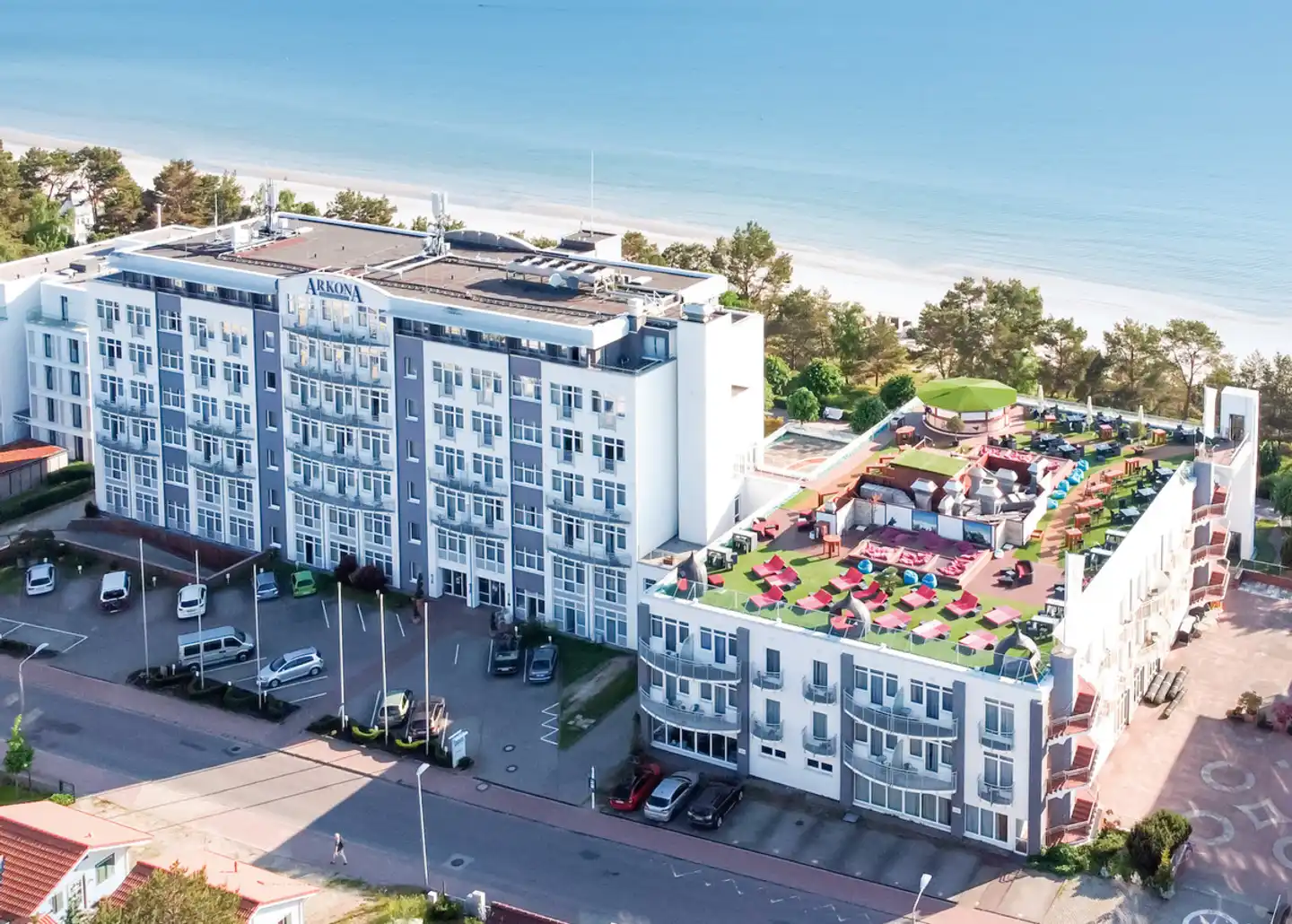 Arkona Strandhotel Aussenansicht