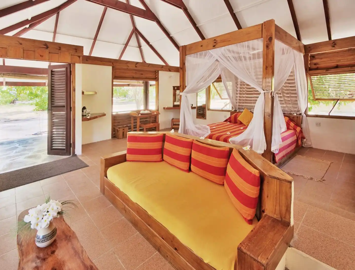 Bird Island Private Island Villas Lobby