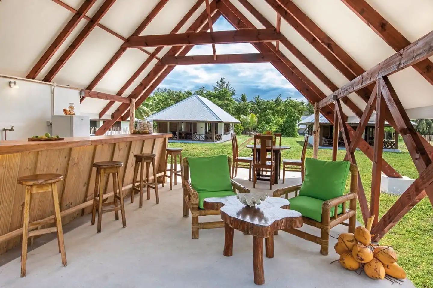 Bird Island Private Island Villas Terrasse
