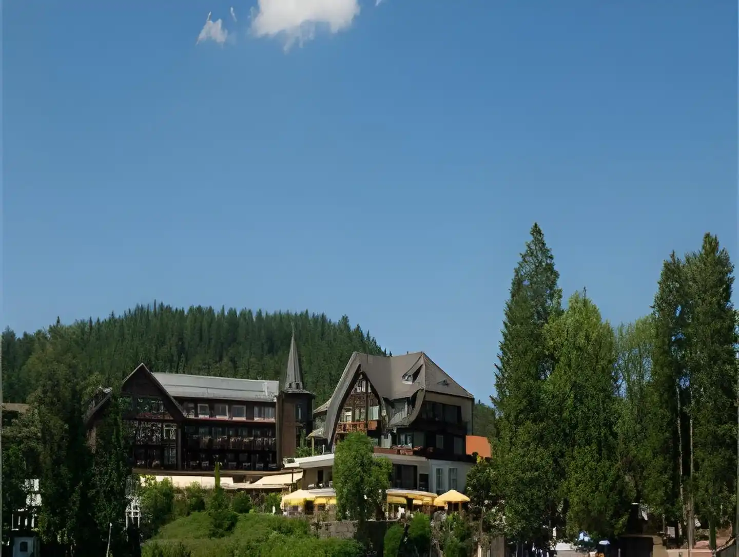 Treschers Schwarzwaldhotel am See Aussenansicht