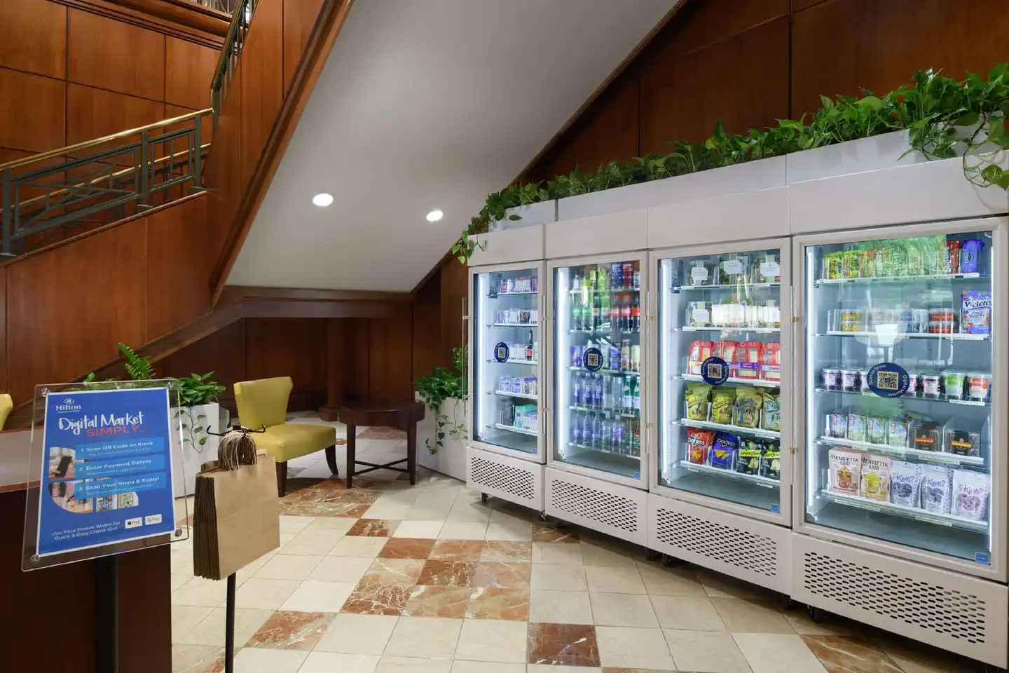 Hilton Charlotte Uptown Bar