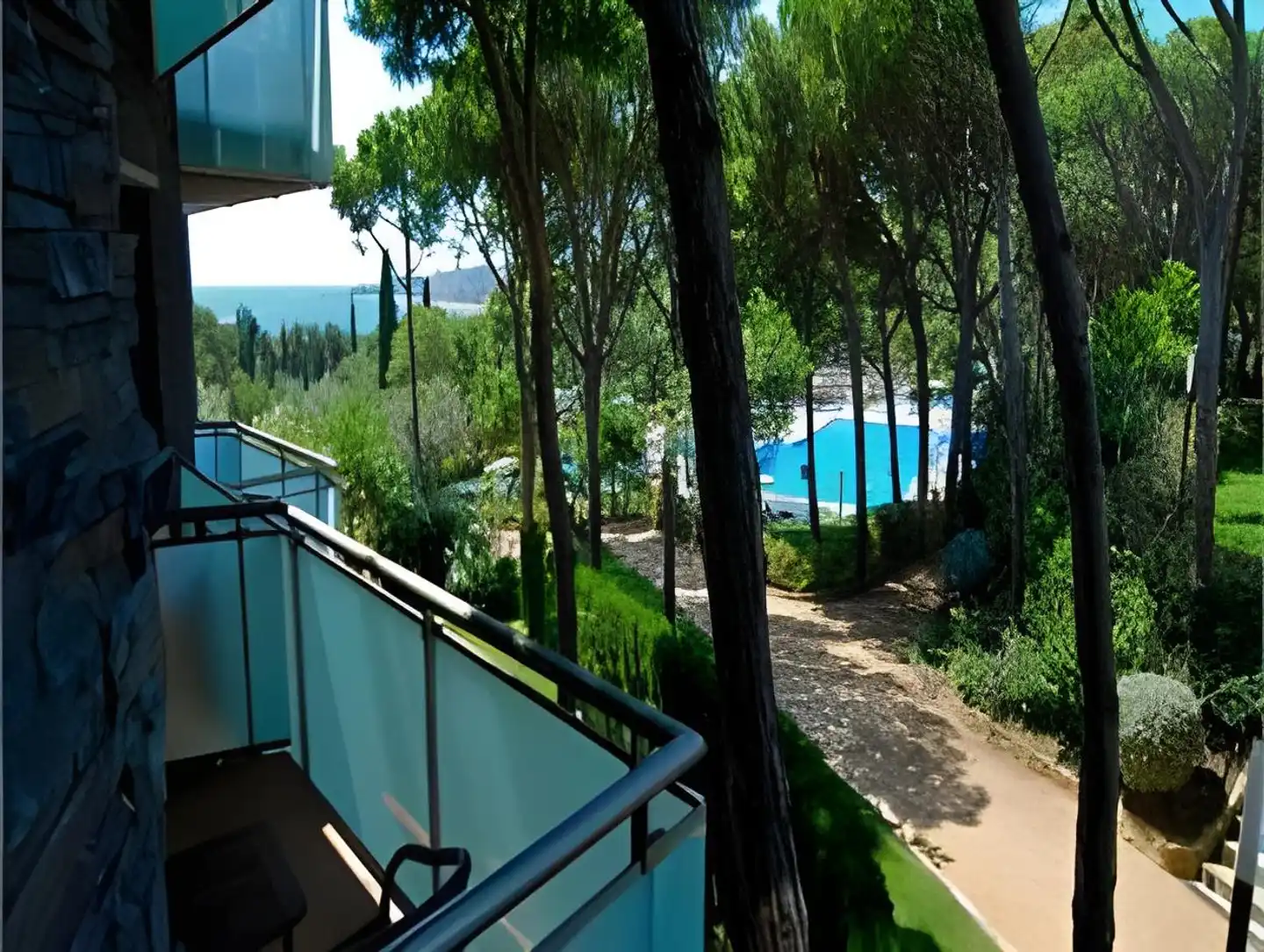 Aparthotel Ciutat de Palol Terrasse