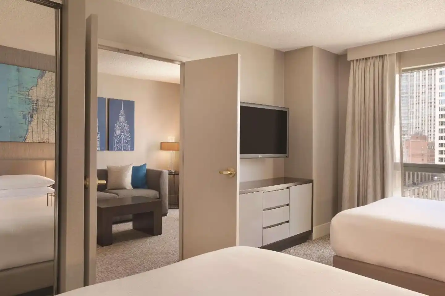 Hilton Chicago/Magnificent Mile Suites Wohnbeispiel