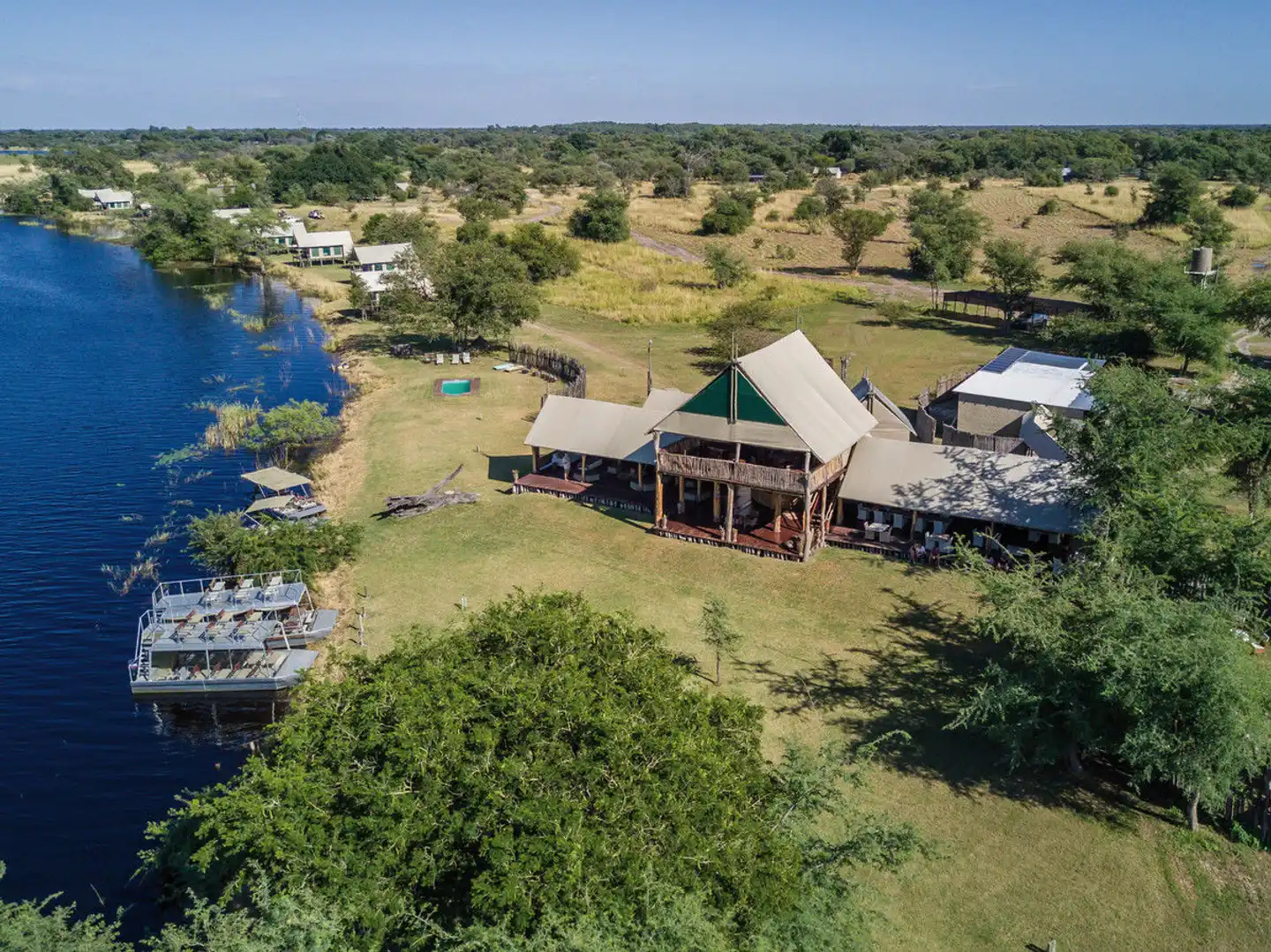 Chobe River Camp Aussenansicht