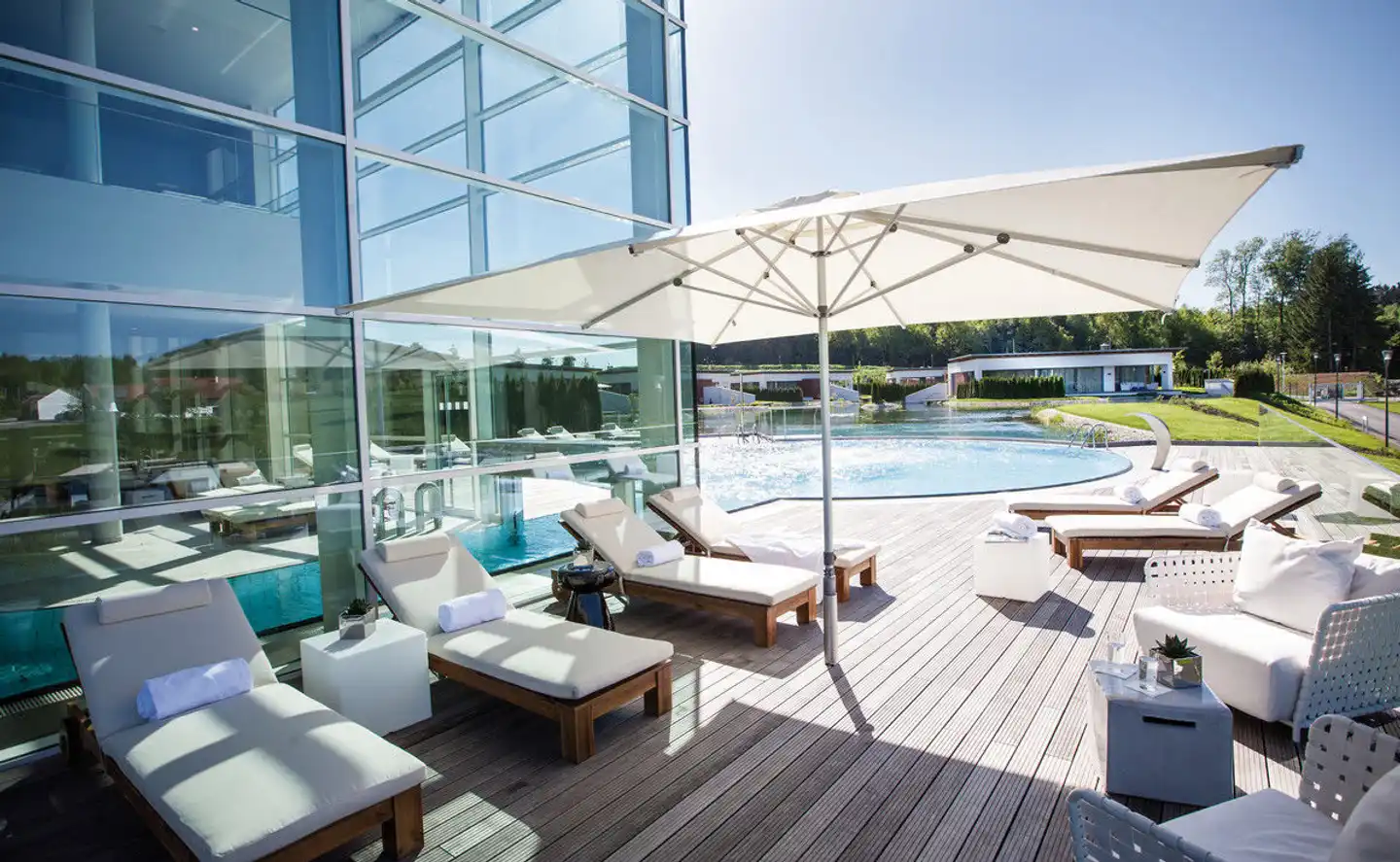 Geinberg5 Private Spa Villas Terrasse