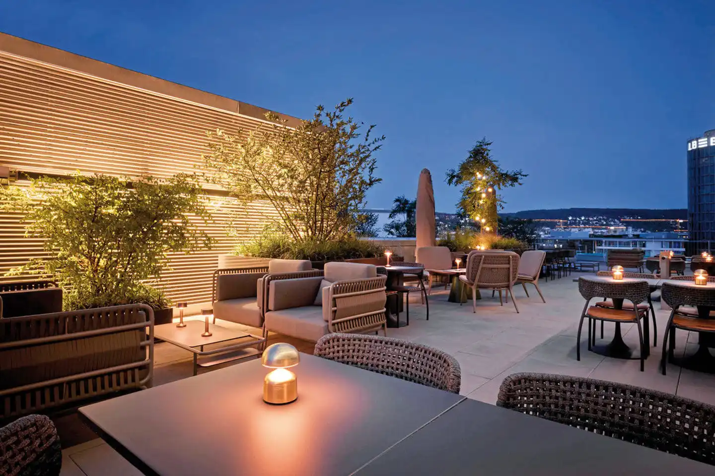 Adina Apartment Hotel Stuttgart Terrasse