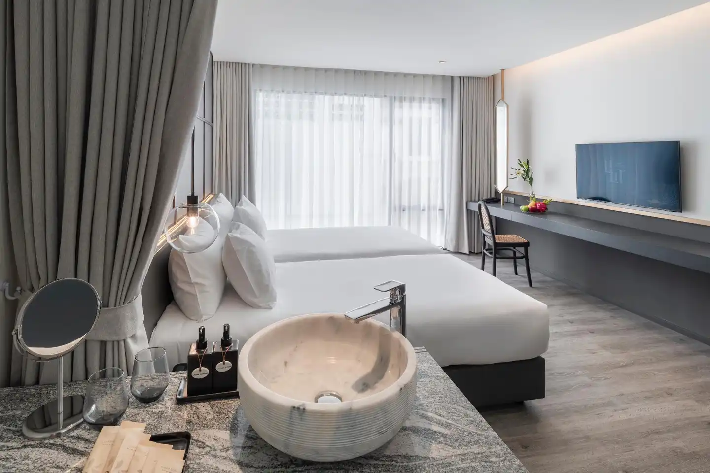 Lilit Bang Lumphu Hotel Badezimmer