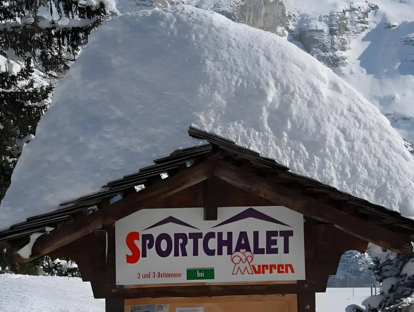 Sportchalet Mürren Aussenansicht