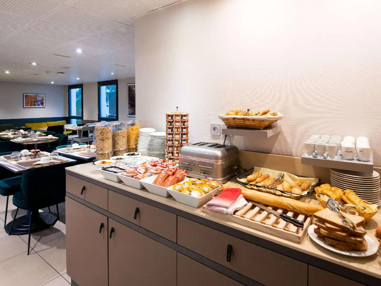 Aparthotel Adagio Lyon Patio Confluence Restaurant