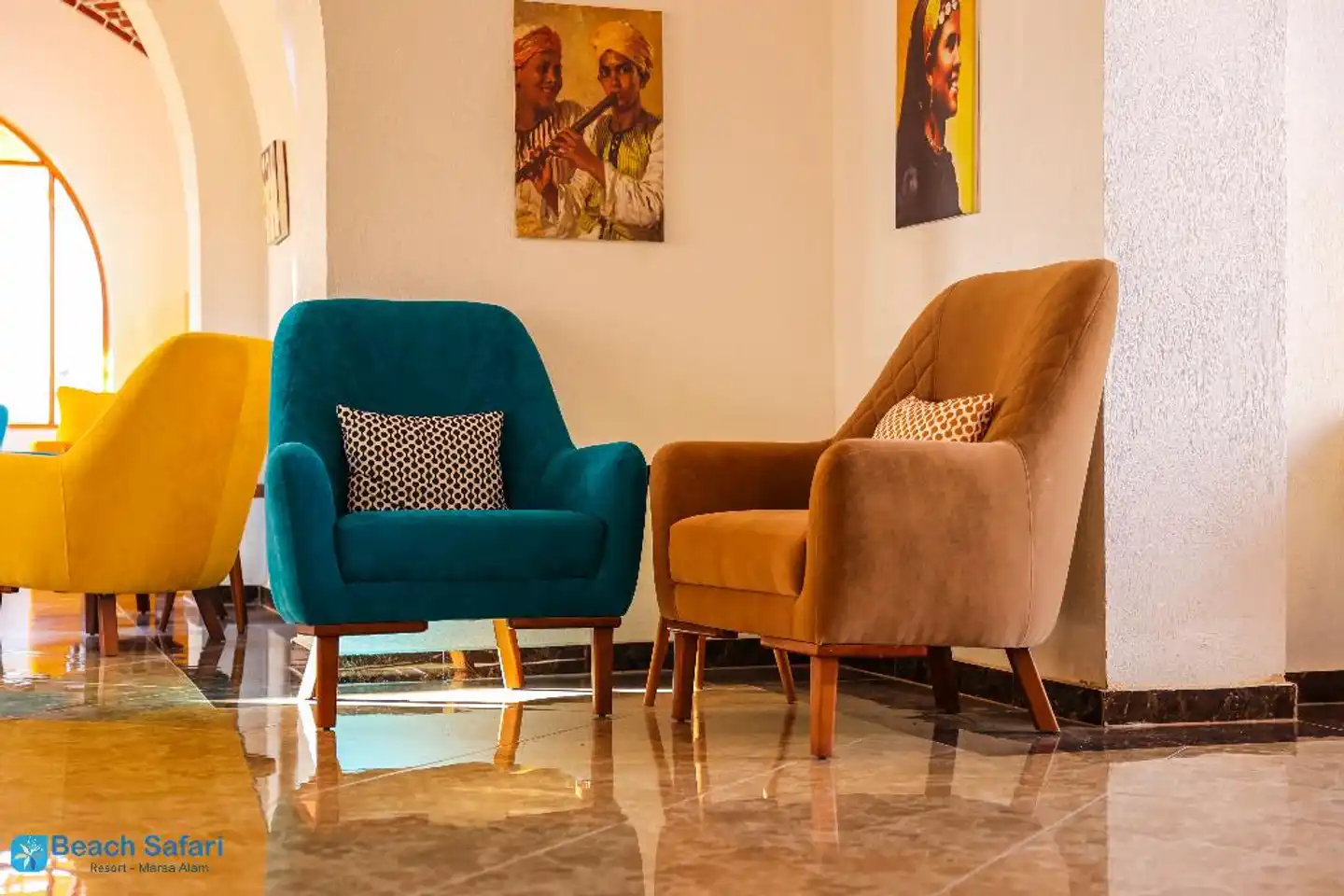 Beach Safari Nubian Resort Lobby