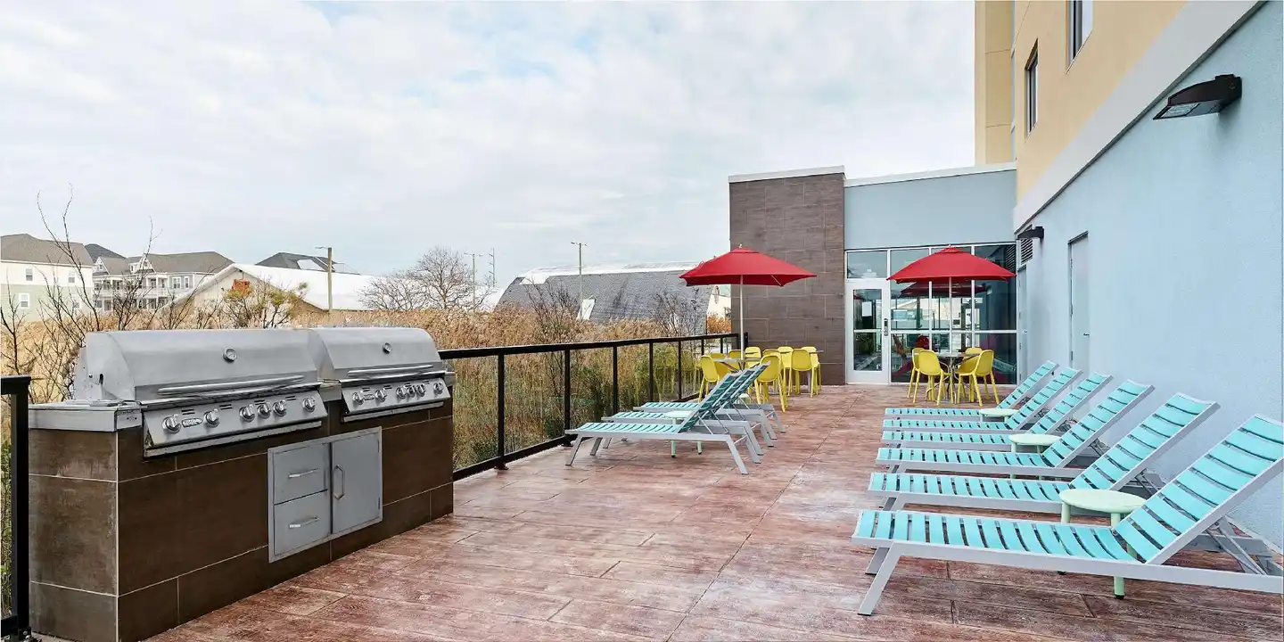 Home2 Suites by Hilton Ocean City Bayside Terrasse