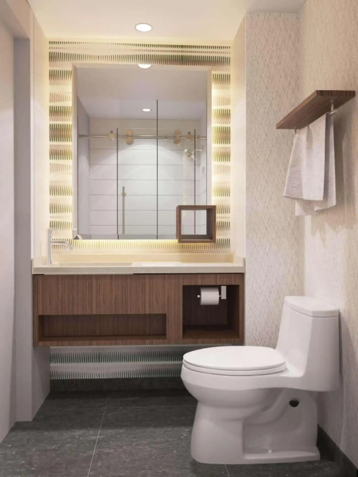 Home2 Suites By Hilton New York Times Square Badezimmer