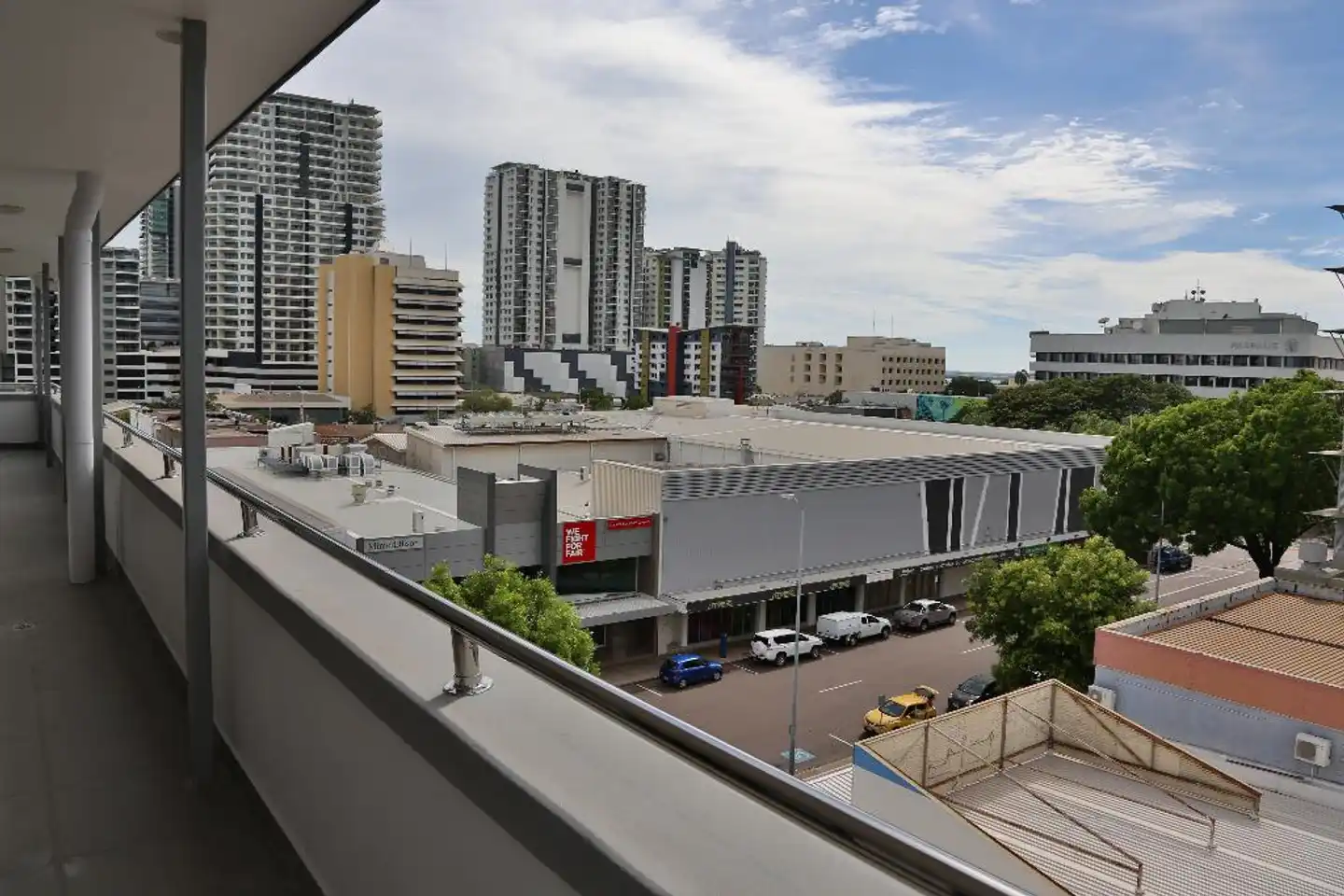 Darwin City Hotel Terrasse