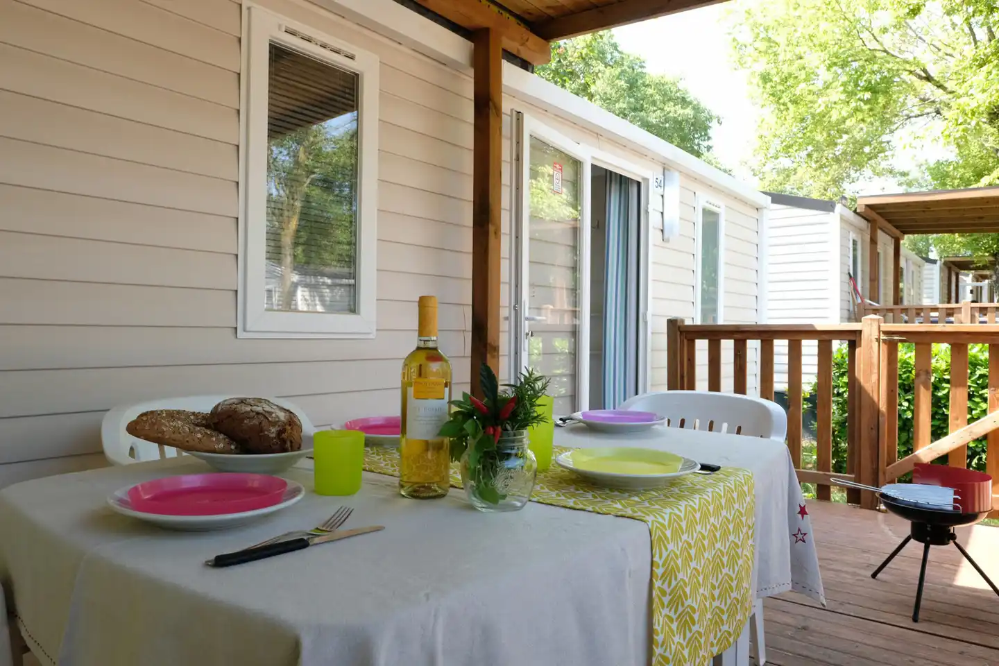 Camping Le Domaine La Yole Terrasse
