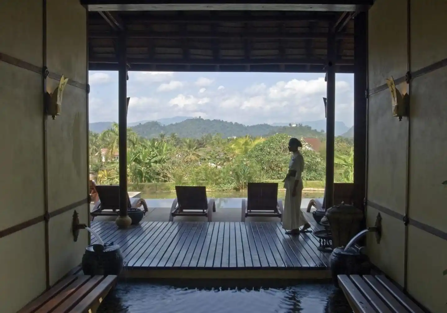 Belmond La Residence Phou Vao Luang Prabang Terrasse