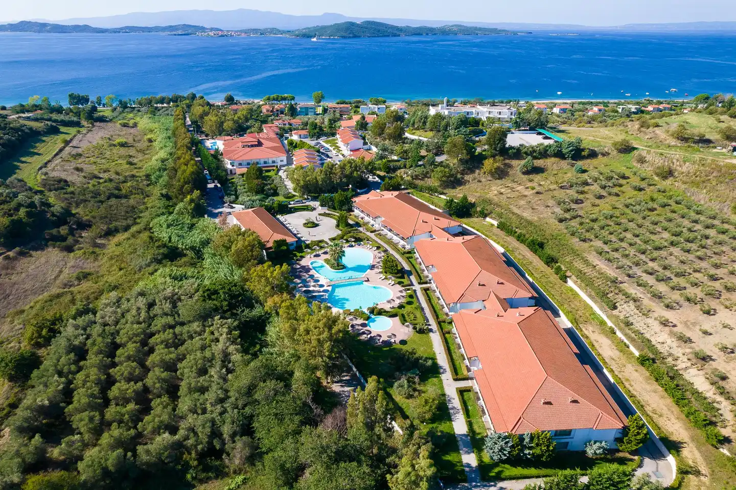 Hotel Alexandros Palace Luftaufnahme