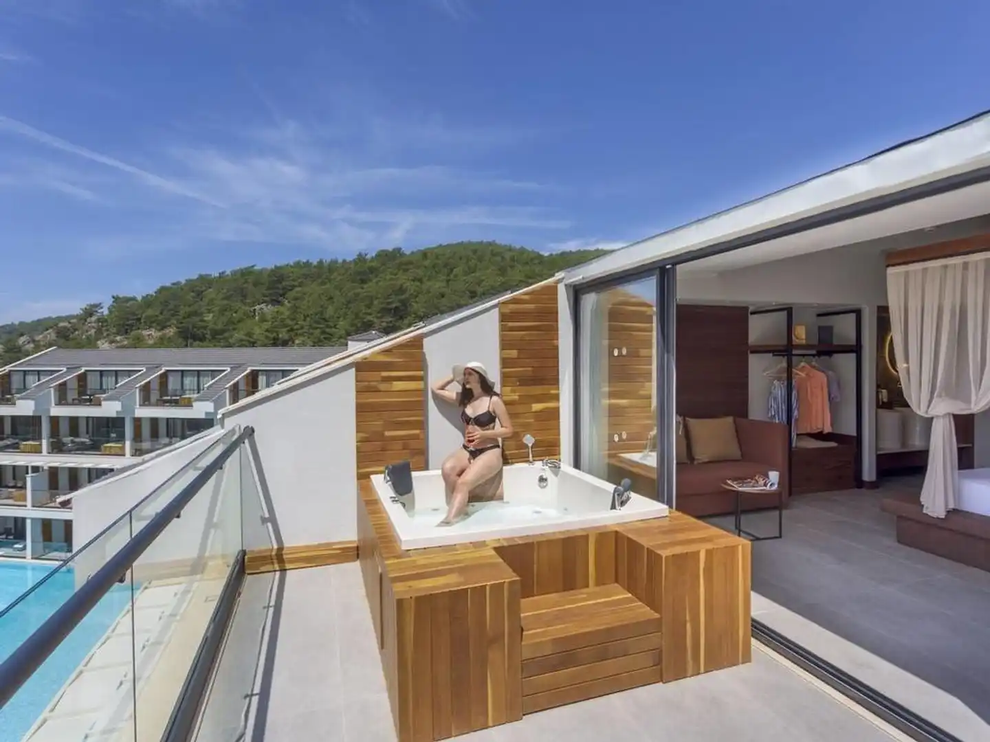 Orka Sunlife Resort Hotel Terrasse