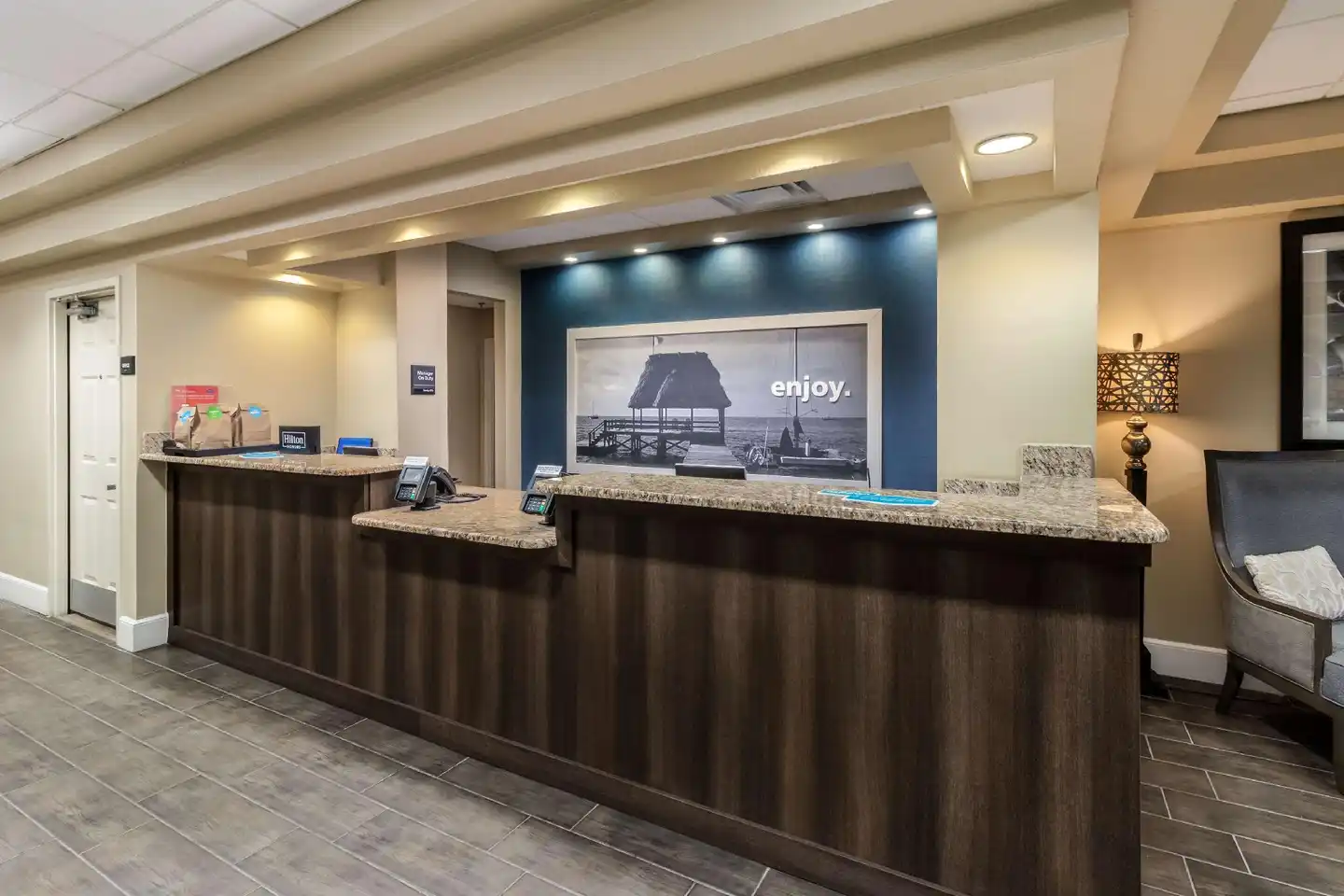 Hampton Inn Daytona Shores-Oceanfront Lobby