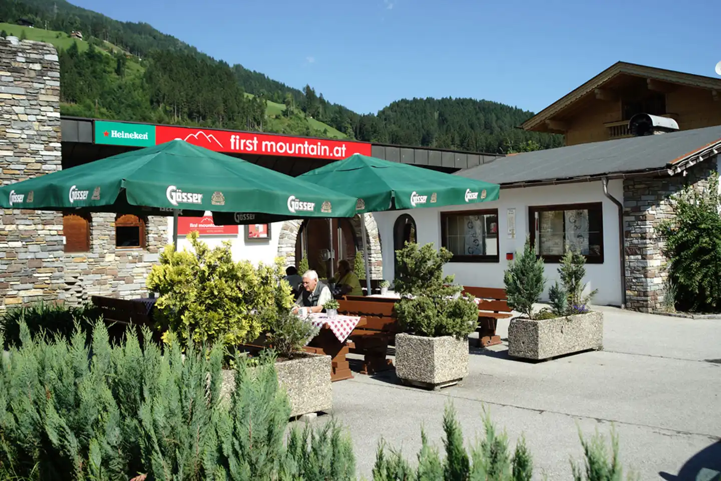 First mountain Zillertal Terrasse
