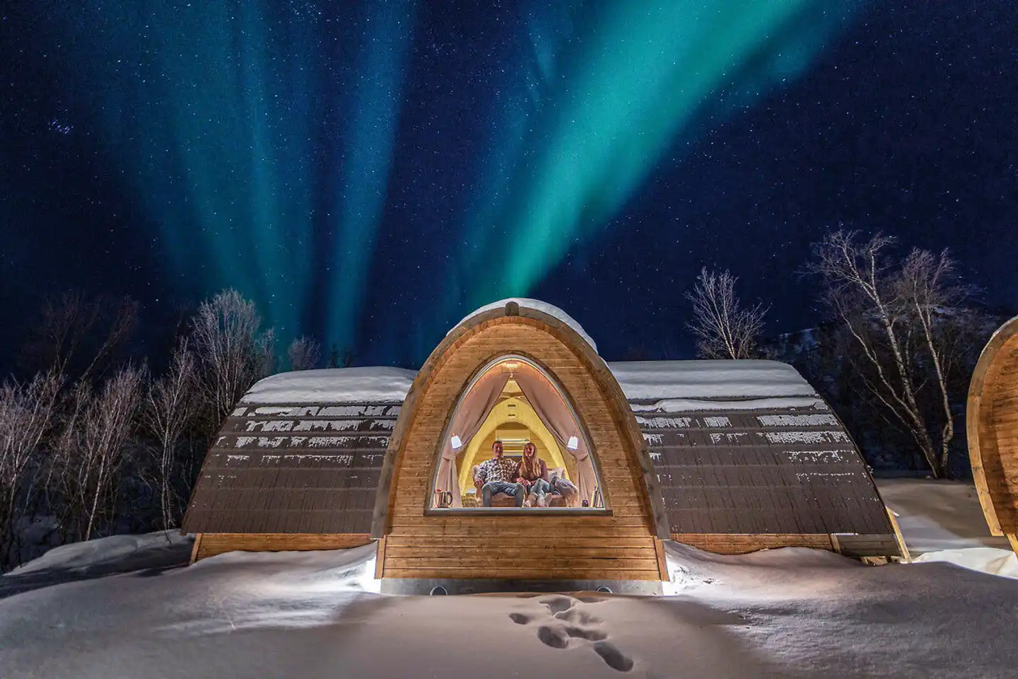 Kirkenes eiskalt erleben Terrasse