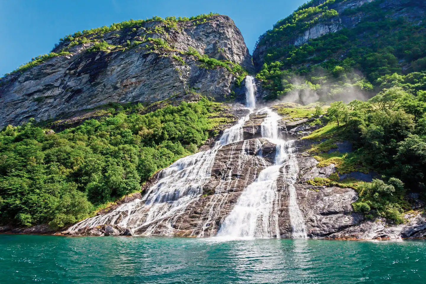 Traumhaftes Fjell-und Fjordnorwegen Landschaft