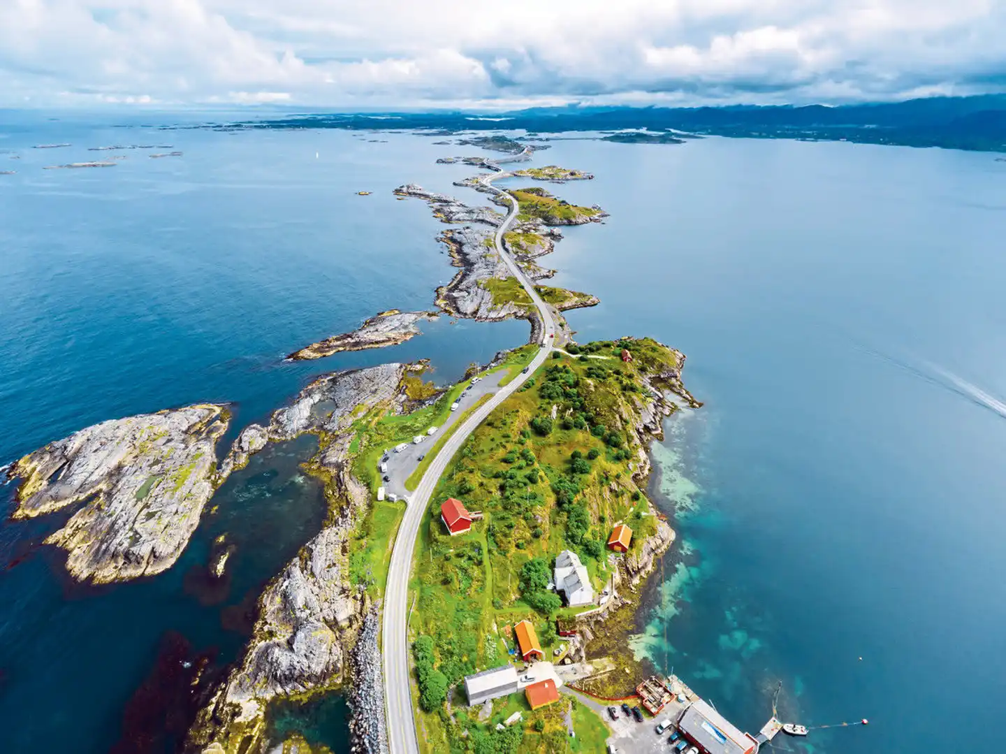 Traumhaftes Fjell-und Fjordnorwegen Landschaft