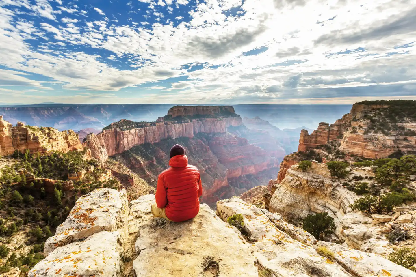 Vom Yellowstone zum Grand Canyon Landschaft