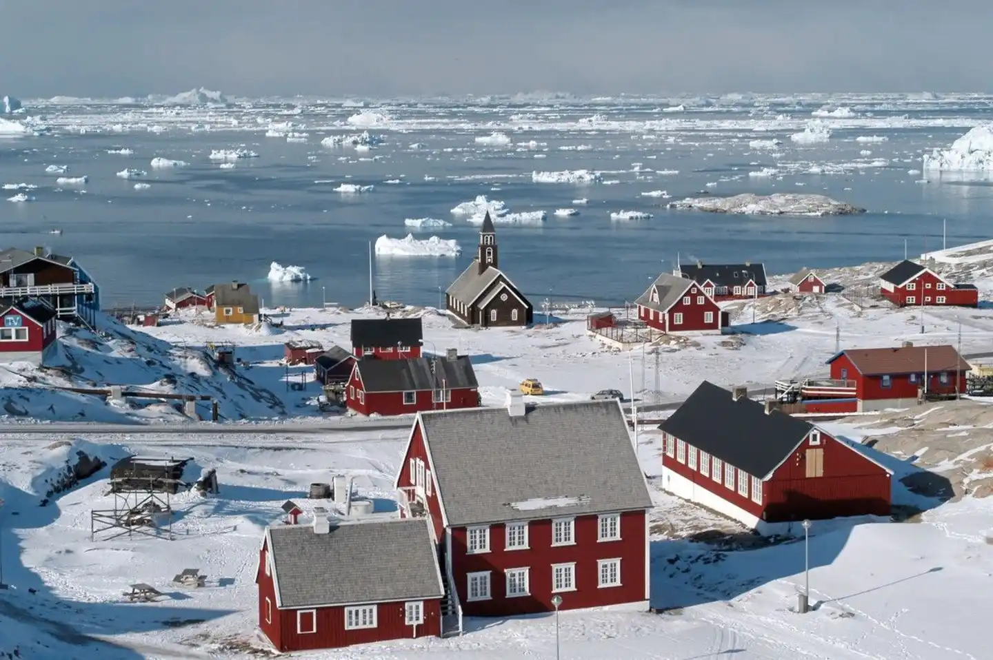 Winterabenteuer Grönland Strand
