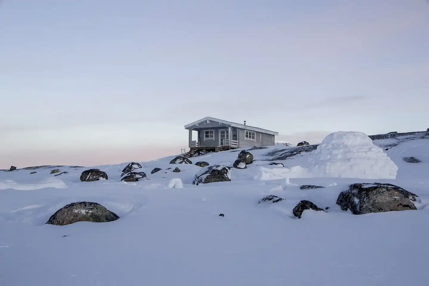 Winterabenteuer Grönland Strand