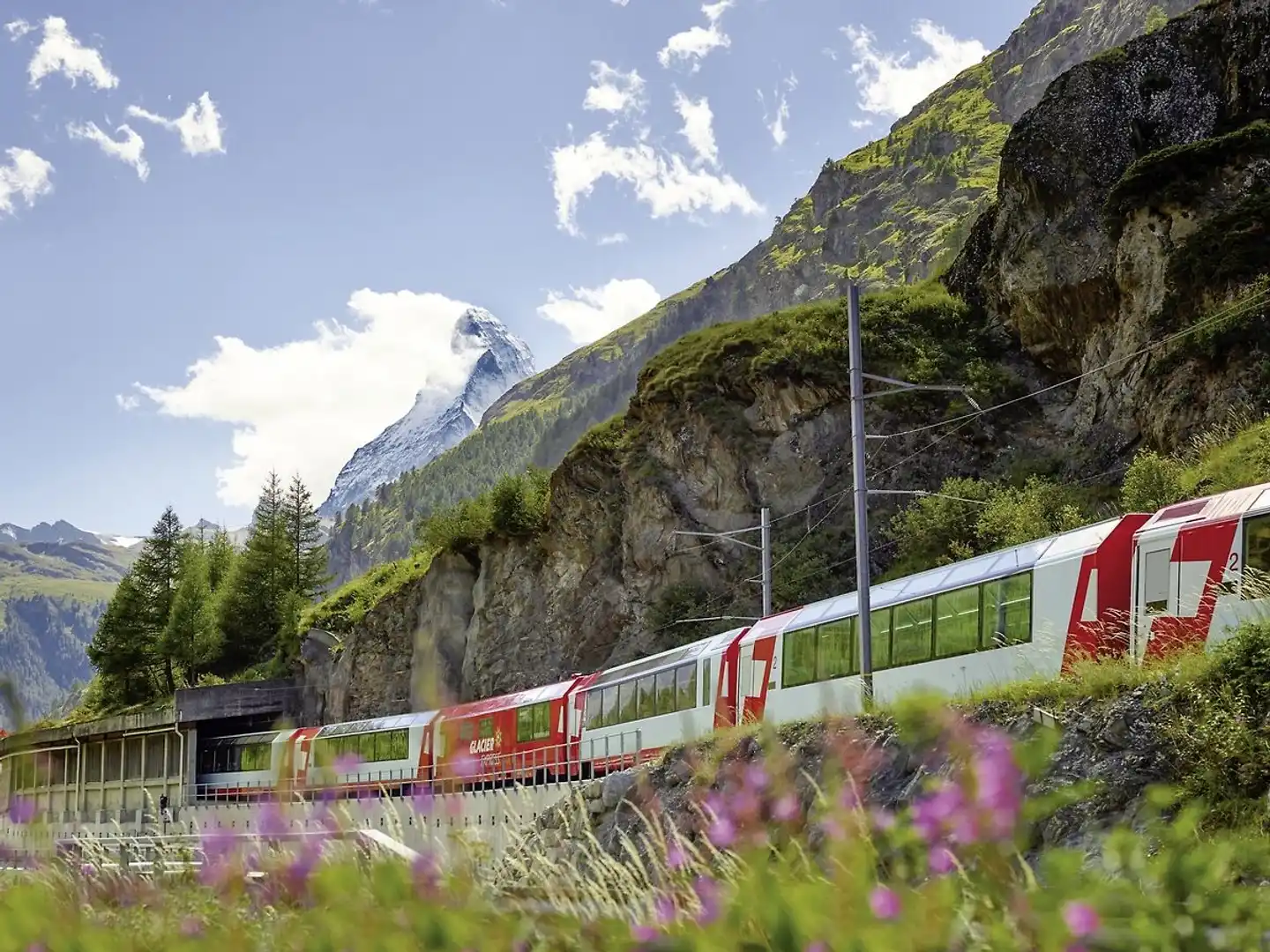 Glacier Express à la carte - von St. Moritz bis Zermatt Landschaft
