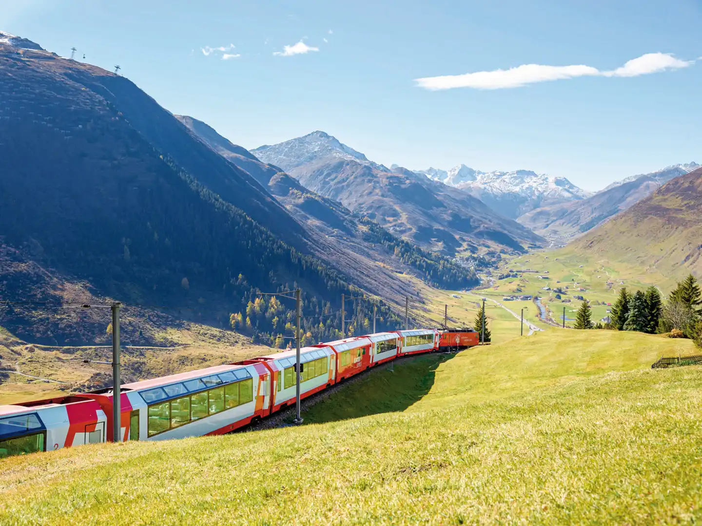 Glacier Express à la carte - von St. Moritz bis Zermatt Landschaft