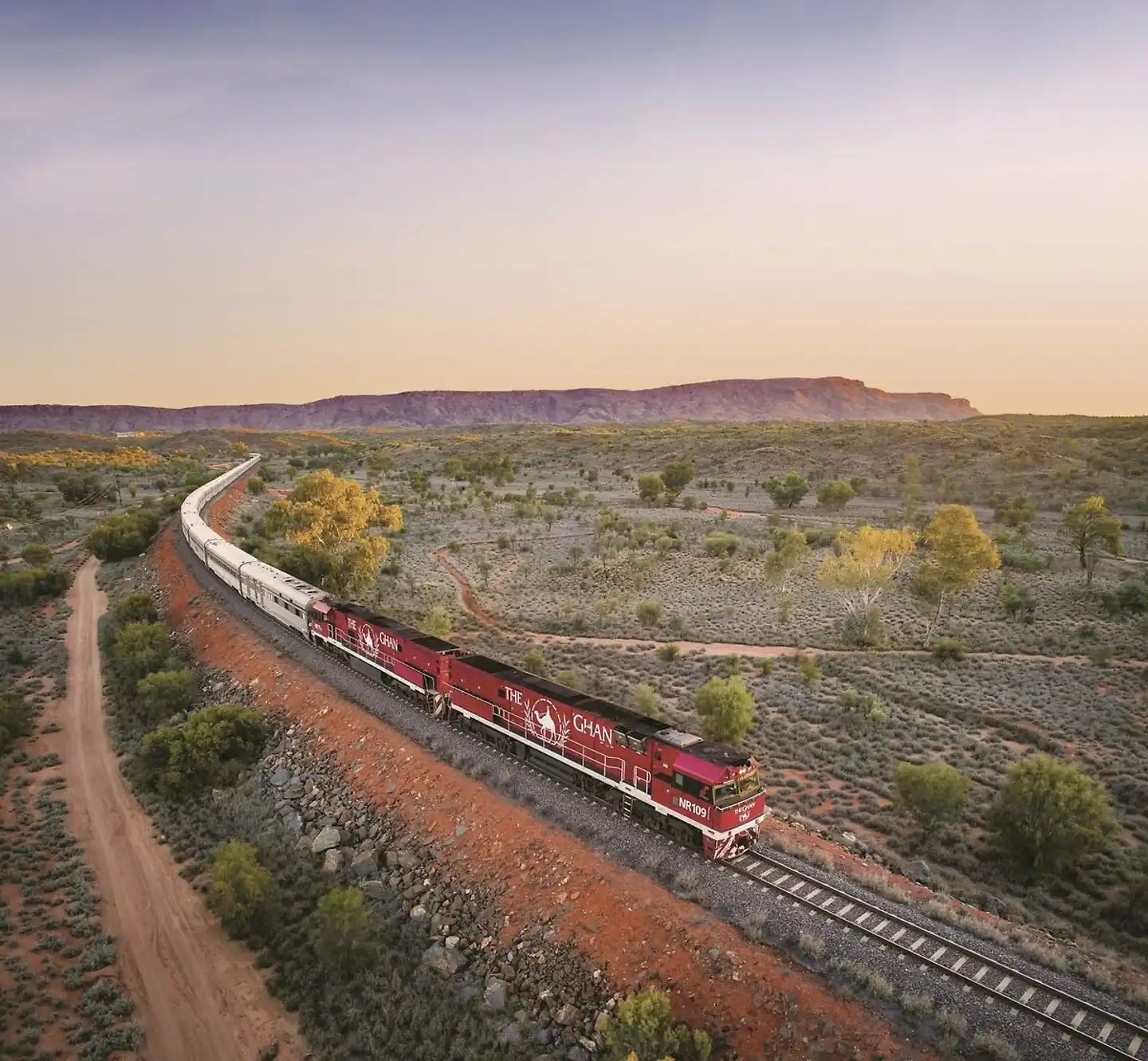 The Ghan (Adelaide - Alice Springs) Landschaft