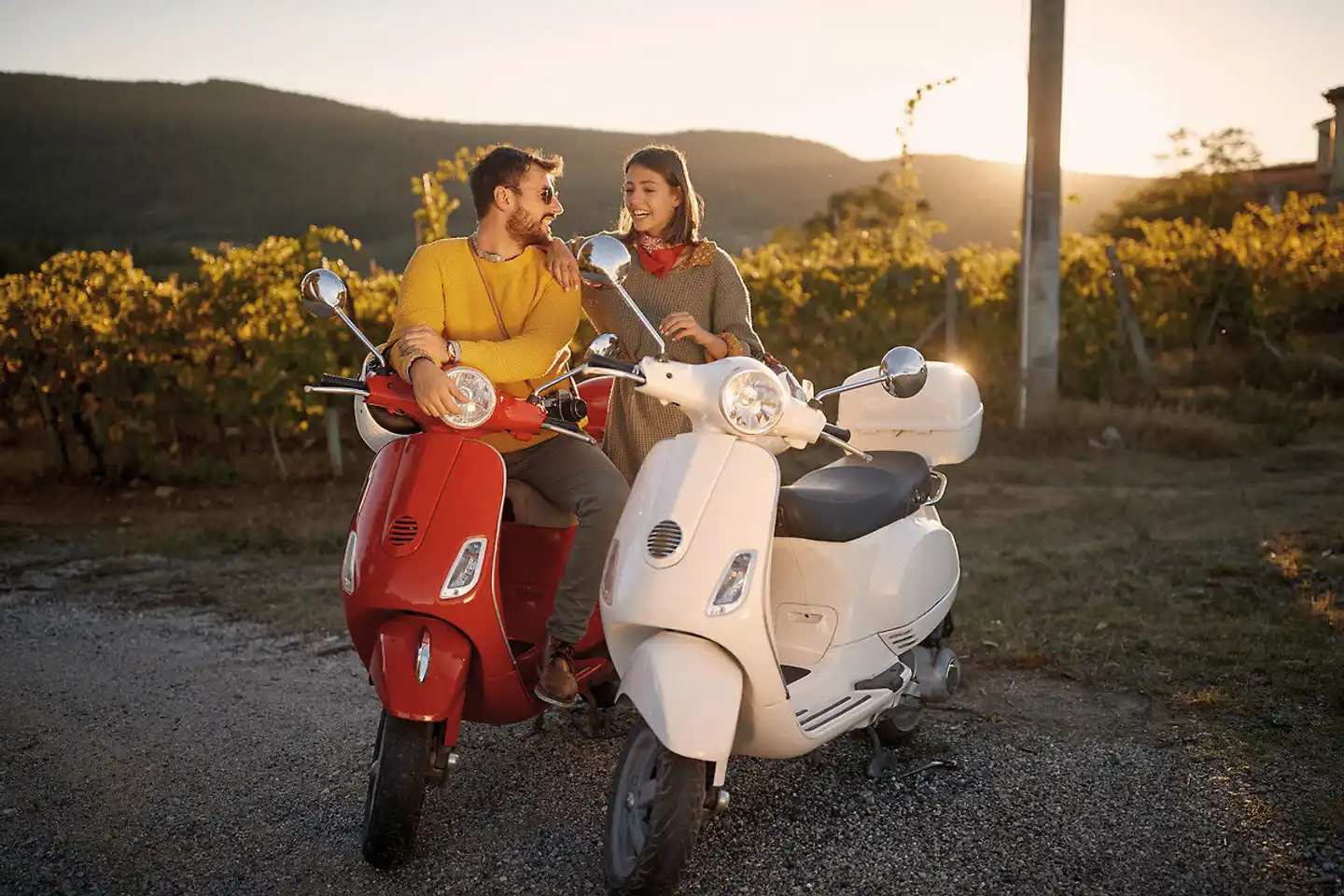 Vespatour Toskana Sport und Entertainment