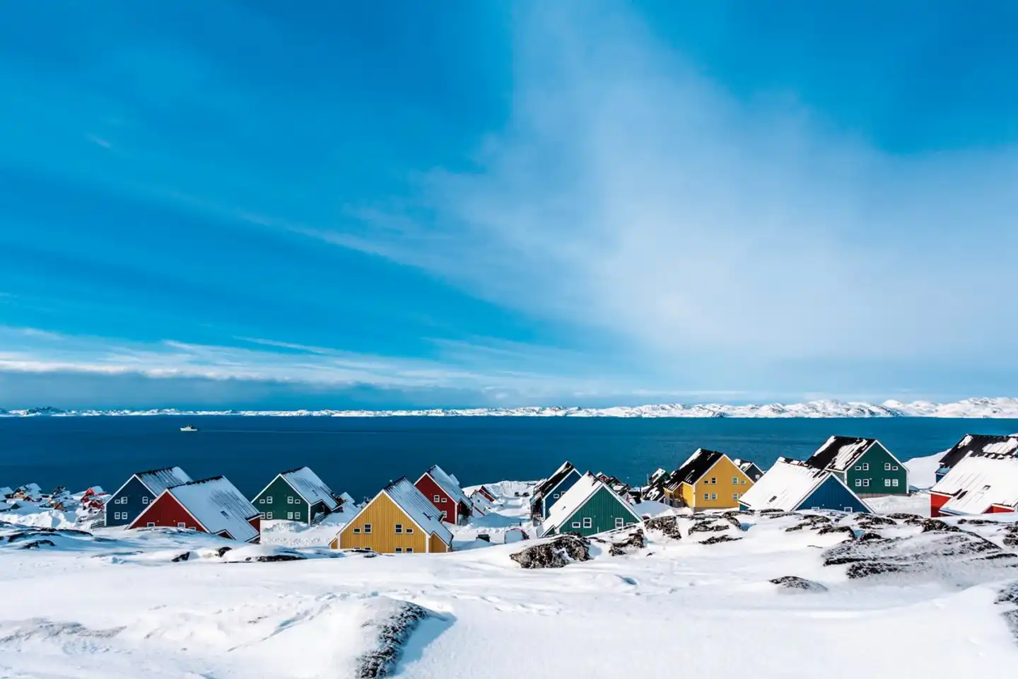 Faszinierende Welt der Eisberge Strand