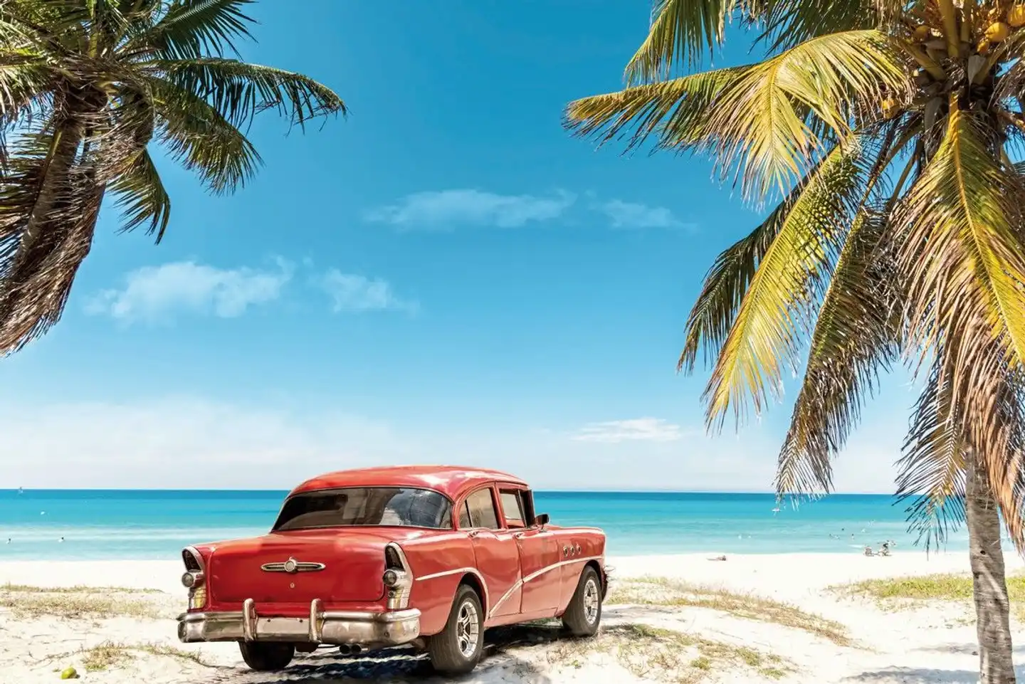 Oldtimer - back to the 50ies -   Zentral Kuba Strand