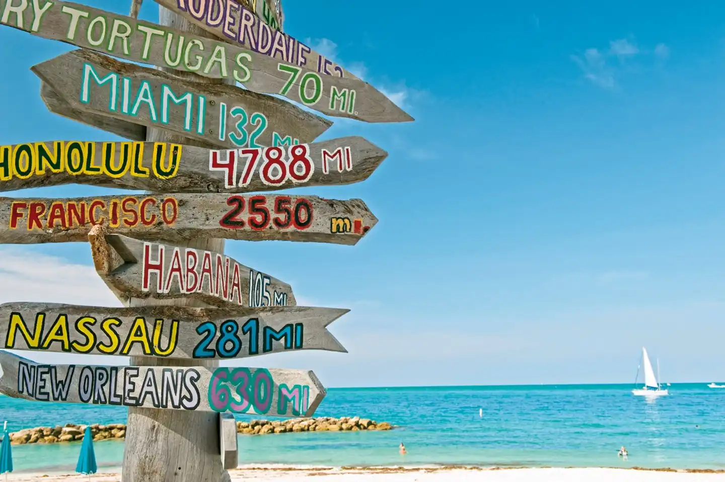 Florida Sunshine State & Royal Caribbean Cruise Landkarte
