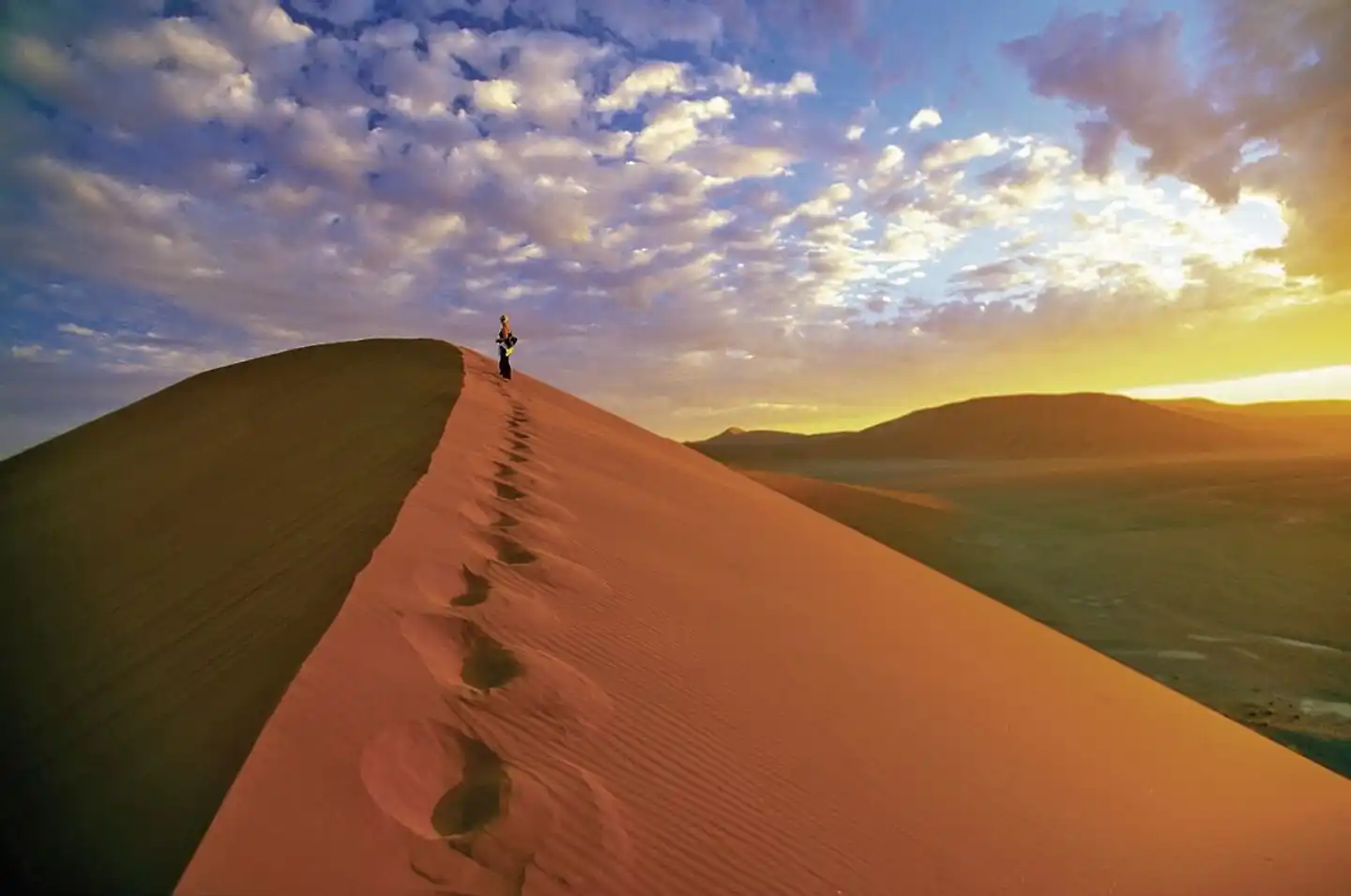 Kontrastreiches Namibia Landschaft