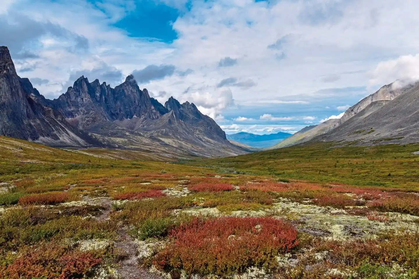 Arktischer Ozean, Tundra & Dempster Highway (Südroute) Landschaft