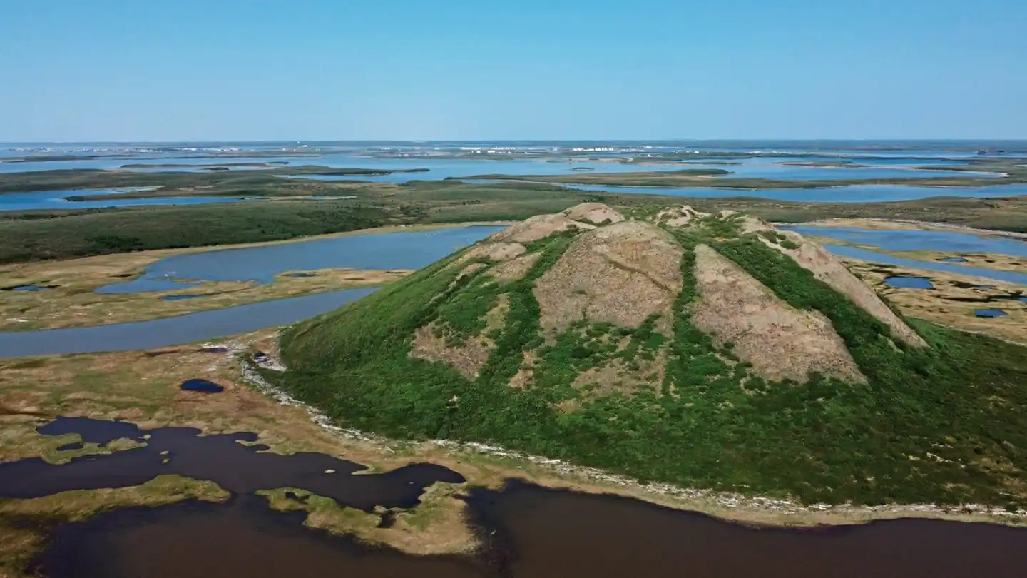Arktischer Ozean, Tundra & Dempster Highway (Südroute) Landschaft