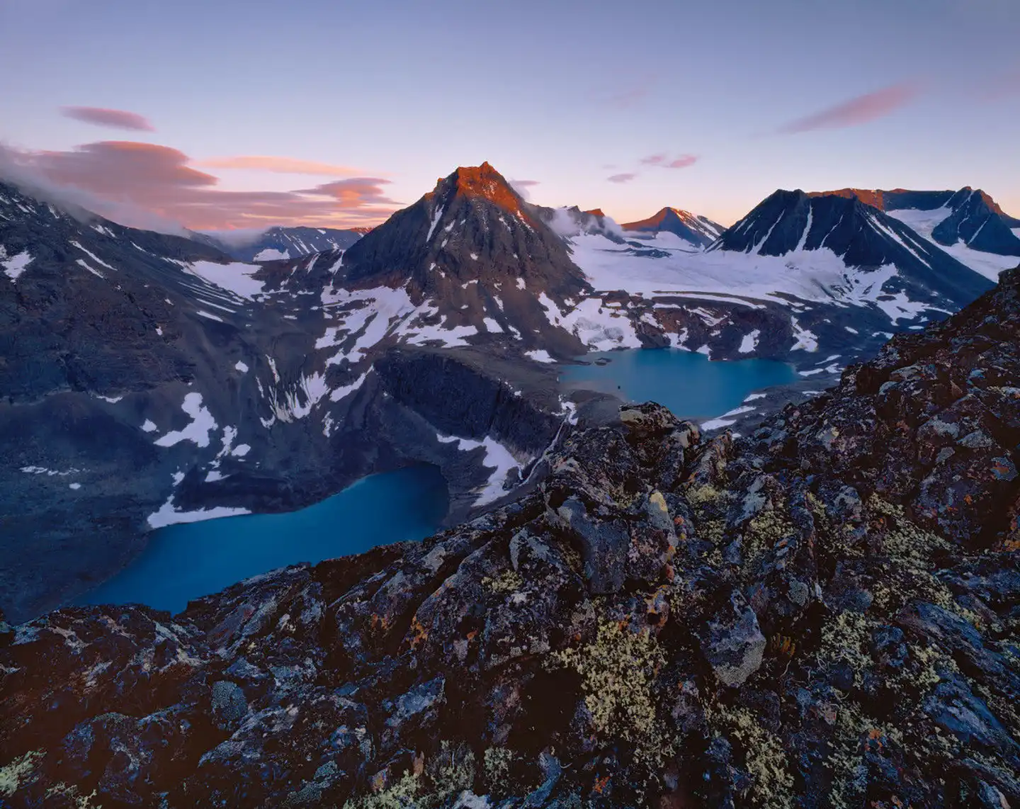 Auf zum höchsten Berg Schwedens Landschaft