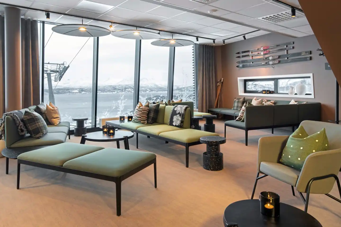 Skierlebnis in Narvik Lobby