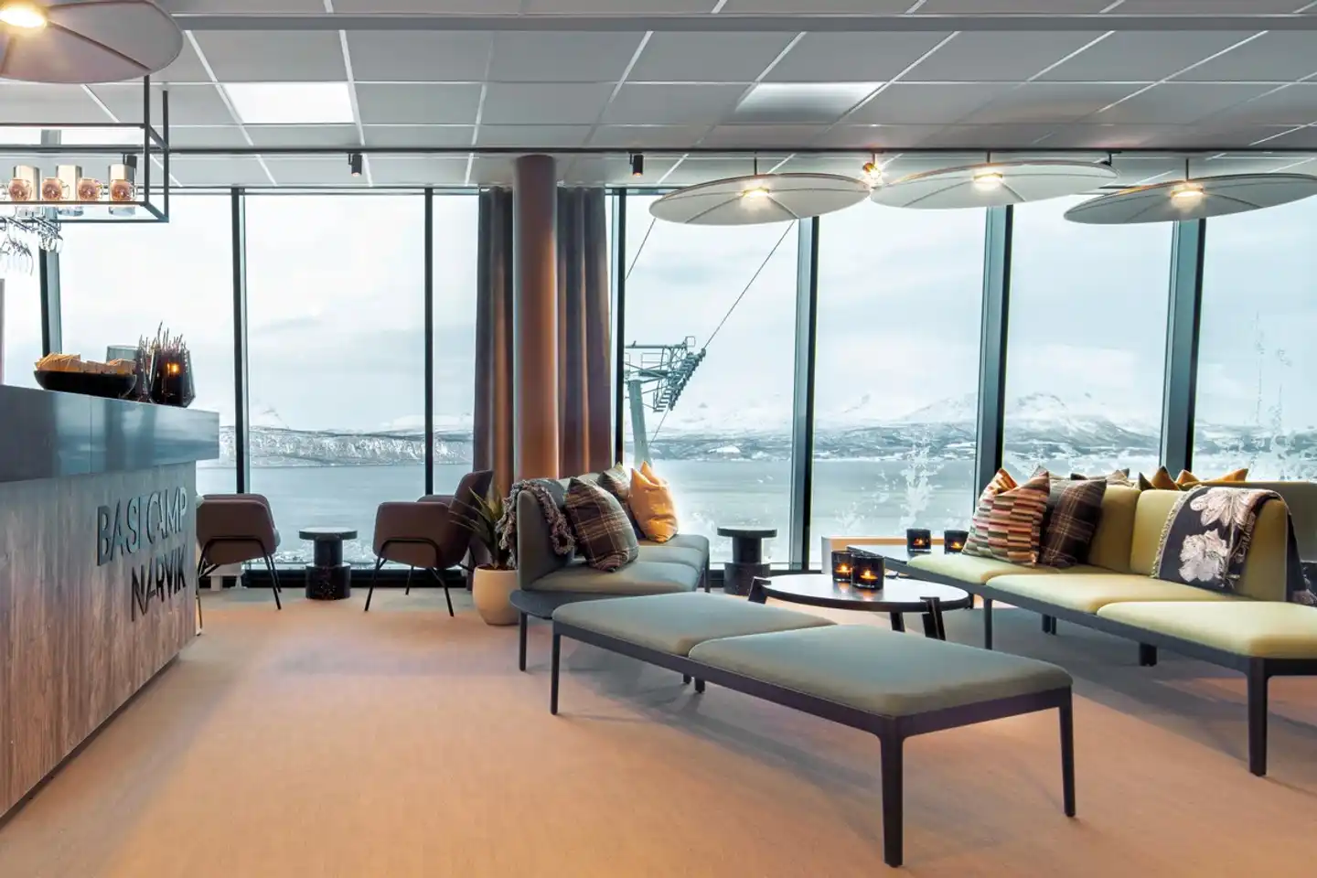Skierlebnis in Narvik Lobby