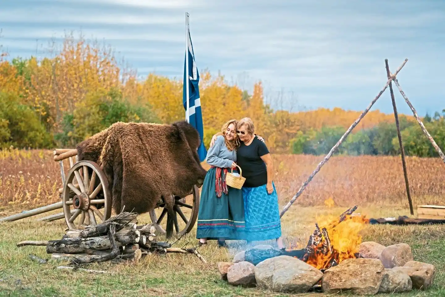 Begegnung mit dem Volk der Métis Tiere