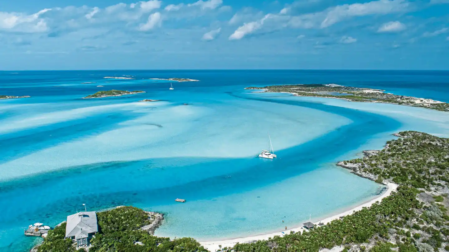 Inselparadiese der Bahamas Landschaft