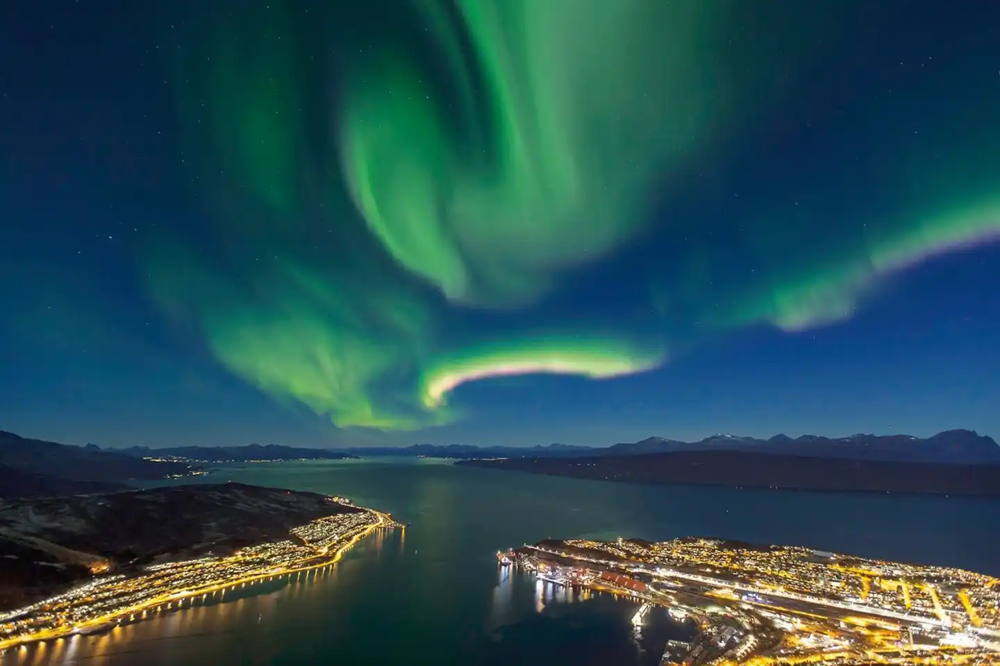 Skierlebnis in Narvik Landschaft