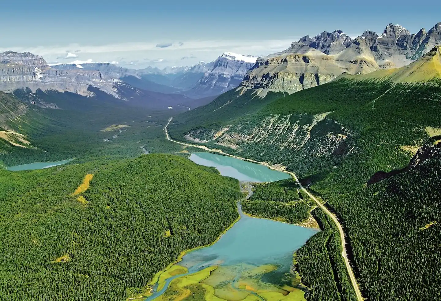 Im Land der Berge und Seen Landschaft