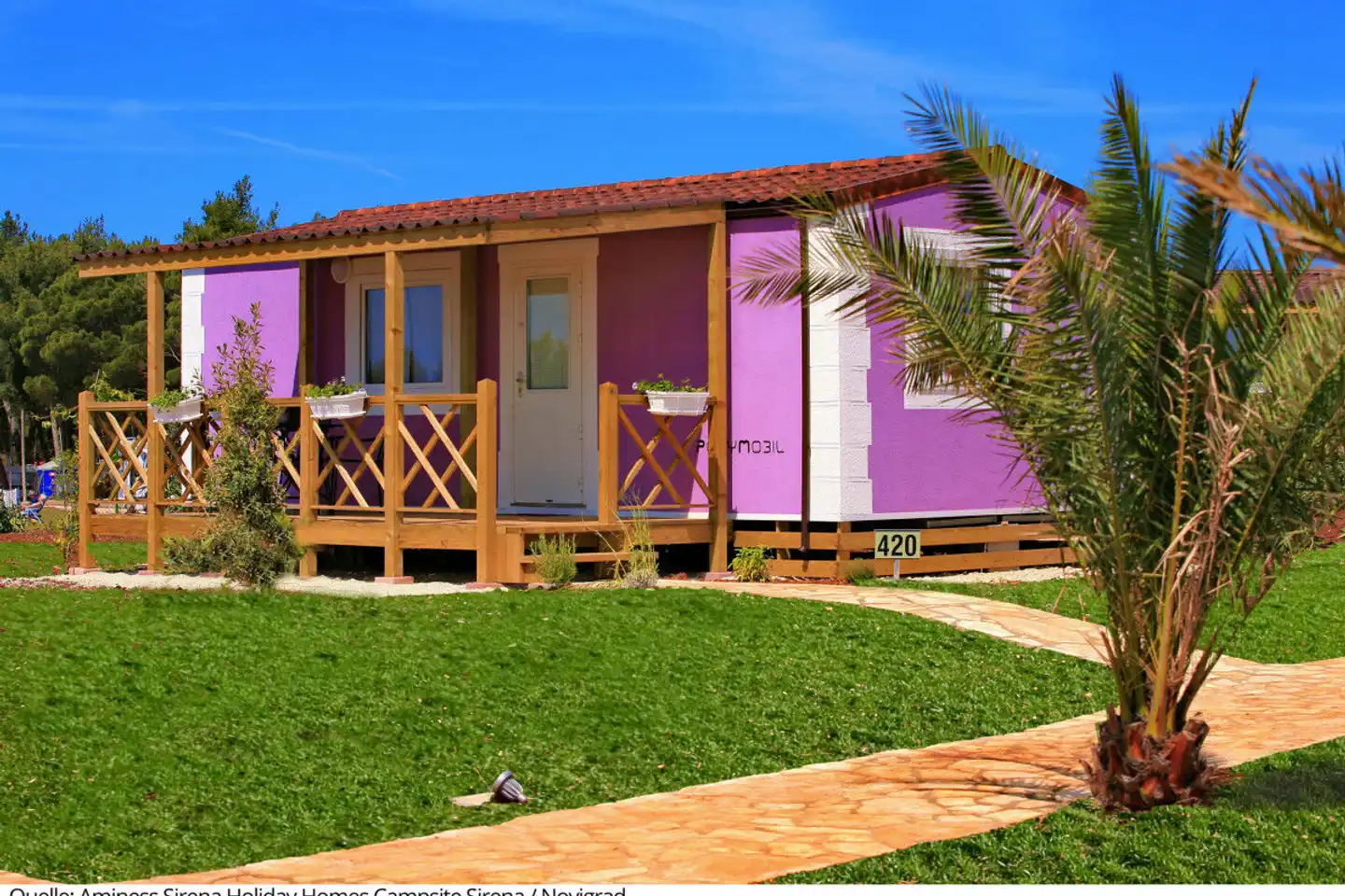 Aminess Planet Camping Holiday Homes Sirena Aussenansicht